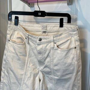 Stylish Cream Women's Jeans